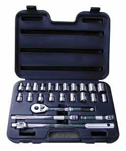 ATD-1360 ATD Tools 24pc. 1/2 Drive 6 Point SAE/Metric Socket Set