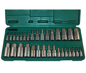 ATD-13783 ATD 32 Pc. Master Hex Bit Socket Set 13783