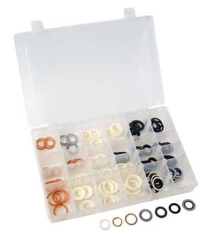 ATD-389 120 Pc. Oil Drain Plug Gasket Assortment Kit ATD 389