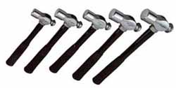 ATD-4035 5pc. Ball Pein Hammer Set with Fiberglass Handles