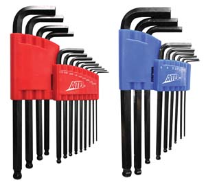 ATD-580 ATD-580   22 Pc. SAE & Metric Long Arm Ball End Hex Key Set