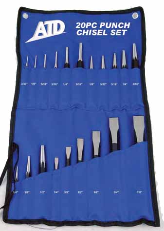 ATD-720 ATD 720 20pc. Punch and Chisel Set