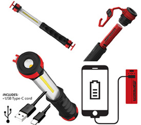 ATD-80360A ATD 80360A Saber 500 Lumen LED Cordless Rechargeable Work Light