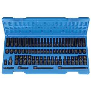 GRY-9772 Grey Pneumatic 72 Pc. 1/4 Drive Master Impact Socket Set