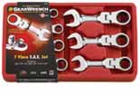 KDT-9570 KD Tools 7pc. SAE Short Flex Gearwrech Set