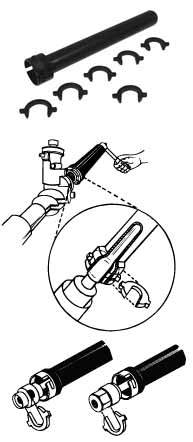 LIS-45750 Lisle Inner Tie Rod Tool Works on the Inner Wrench Flats!