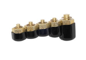 LIS-10810 Lisle 10810 5 Pc. Injector Rail Fuel Line Cap Set