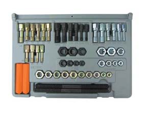 LNG-971 Lang 971 - 48 Pc. SAE and Metric Thread Restorer Kit