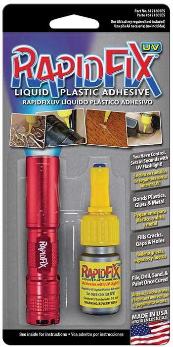 RAF-6121805 The RapidFix UV Liquid Plastic Adhesive 6121805