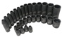 ATD-2228 ATD 2228 28 Pc. 1/4 Drive 6 Point Metric Standard & Deep Impact Socket Set