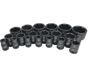 ATD-44219 ATD 44219 19 Pc. 1/2 Drive 6 Point SAE Standard Impact Socket Set