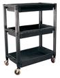 ATD-7017 Heavy Duty 3 Tray PVC Utility Cart