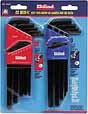 EK-10222 Eklind 22pc. Long Arm Hex L Key Set Fractional and Metric