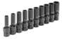 GRY-1210UMD Grey Pneumatic 10 Pc. 3/8'' Drive Deep Length Metric Universal Set