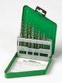 HAN-11119 Hanson 10 Pc. Screw Extractor set with Left Hand Cobalt Drill Bits