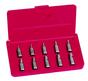 HAN-53226 Hanson 10 Pc. Screw Extractor Hex Head Multispline