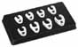 PLT-99310 Platinum 99310 8 Pc. SAE 3/8 Drive Flare Nut Crowfoot Wrench Set