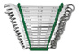SKT-86265 SKT-86265  15 Piece SuperKrome Metric Combination Wrench Set