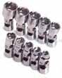 SKT-1335 SK repair Tools 1335 10 Pc. 1/4 Dr. 6 pt. 5-14mm Flex Socket Set