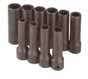 SKT-4033 SK 4033 10 Pc. 1/2 Dr. 6 pt. Deep 10-19mm Impact Socket Set