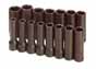 SKT-4048 SK 4048 15 Pc. 1/2 Dr. 6 pt. Deep 10-24mm Impact Socket Set