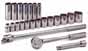 SKT-4123 SK 4123 23 Pc. 1/2 Dr. 6 pt. And 12 Pt. SAE Socket Set