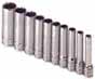 SKT-4950 SK 4950 10 Pc. 1/4 12 pt. Deep 3/16 - 9/16 Socket Set