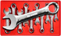 V8T-8910 V8Tools 8910 Metric 10-19mm Short Combination wrench