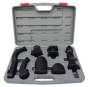 ATD-4007 ATD 7 Pc. Rubber Coated Dolly Set 4007