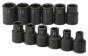 SKT-4034 SK 4034 12 Pc. 1/2 Dr. 6 pt. Standard 8-19mm Impact Socket Set